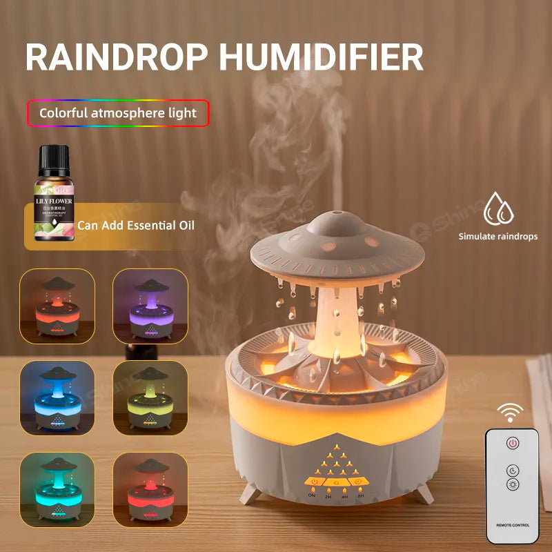 Rain Cloud Humidifier with Remote Control